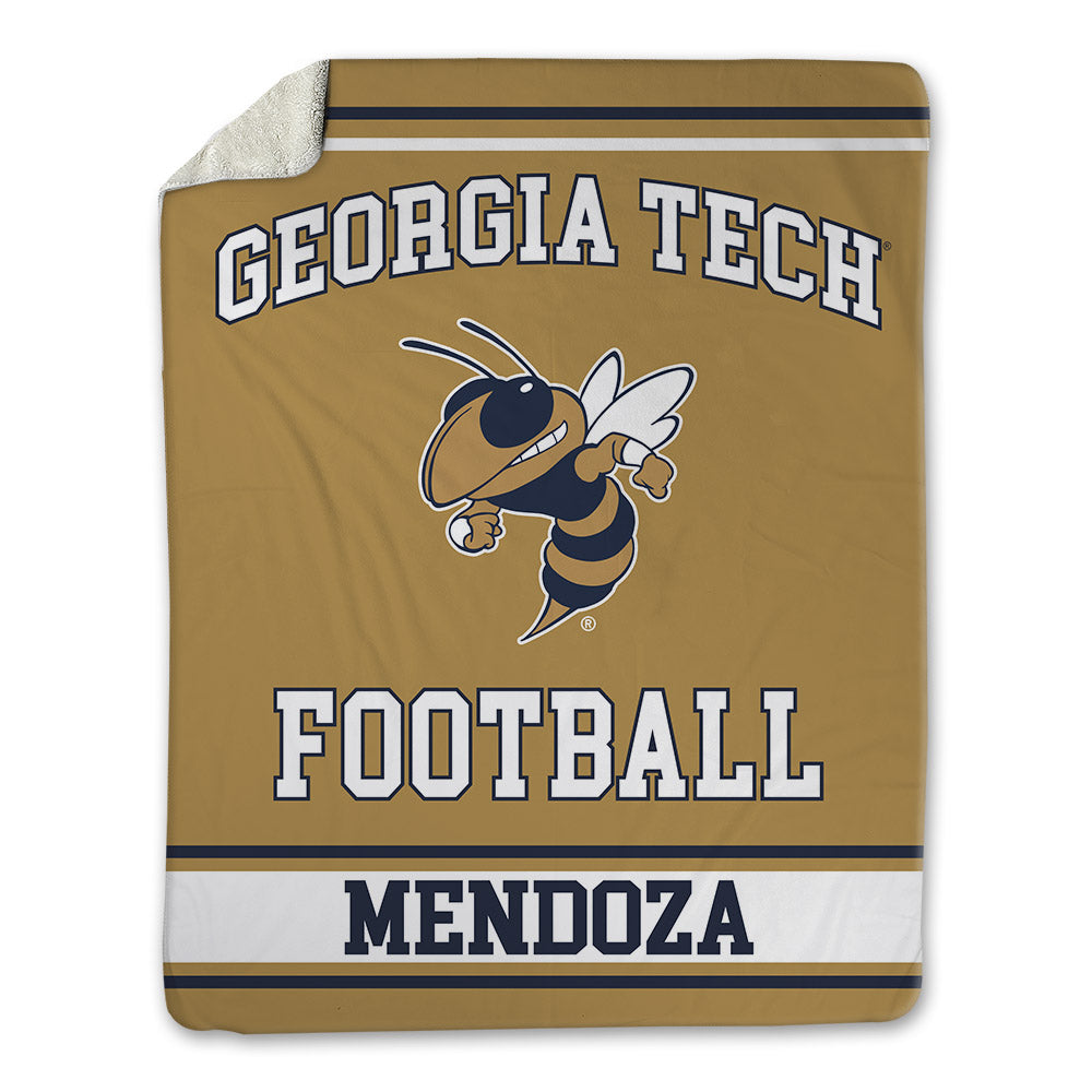 Georgia Tech - NCAA Football : Alberto Mendoza - Blanket-0