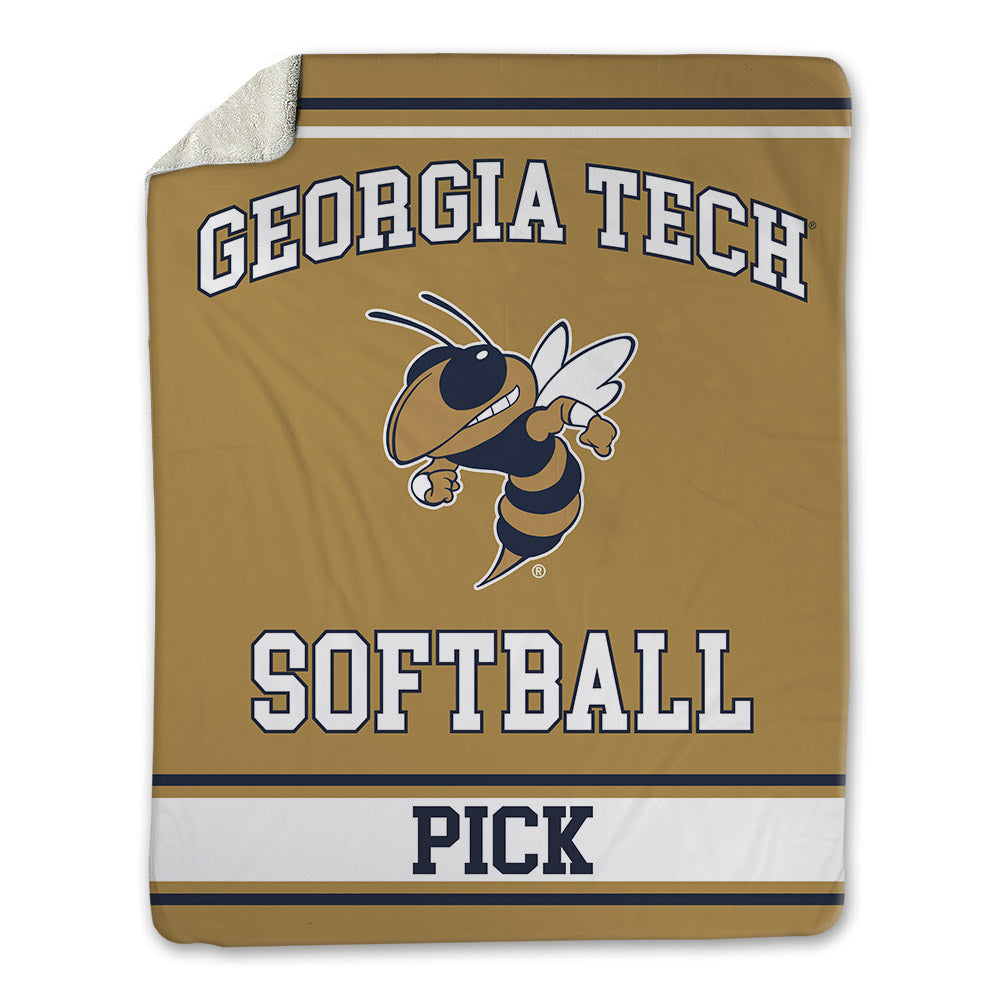 Georgia Tech - NCAA Softball : Landri Pick - Blanket-0