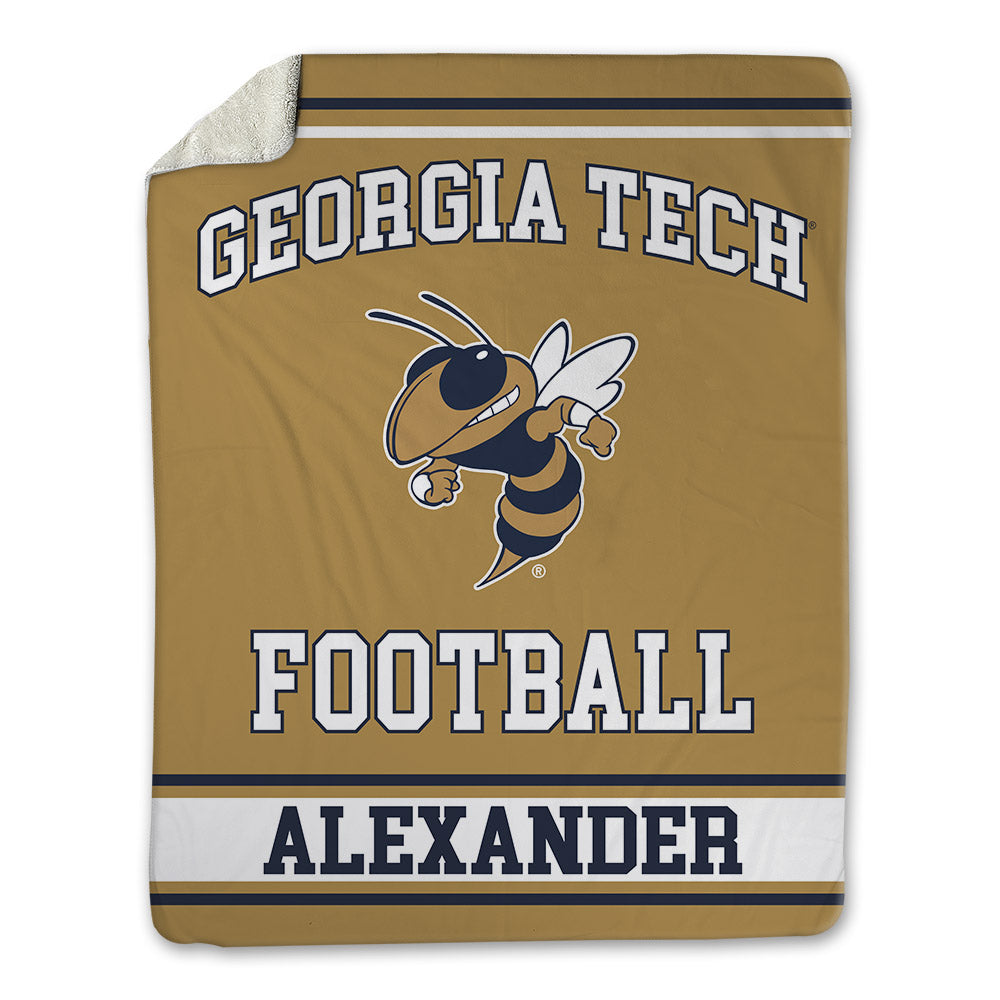 Georgia Tech - NCAA Football : Chad Alexander - Blanket-0
