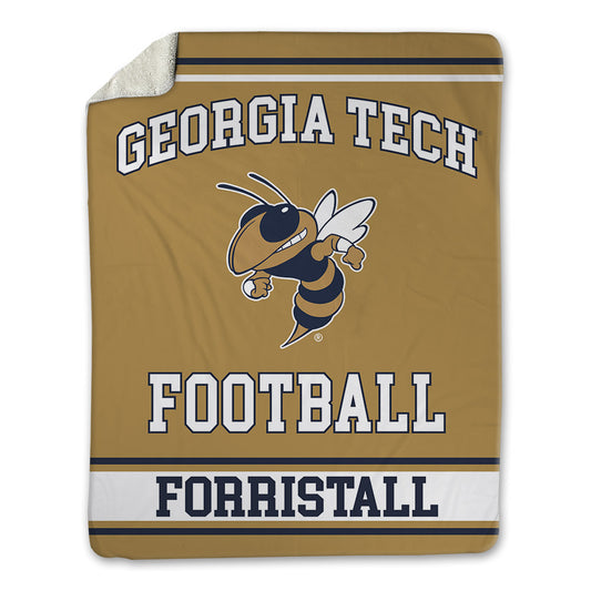Georgia Tech - NCAA Football : Myles Forristall - Blanket-0