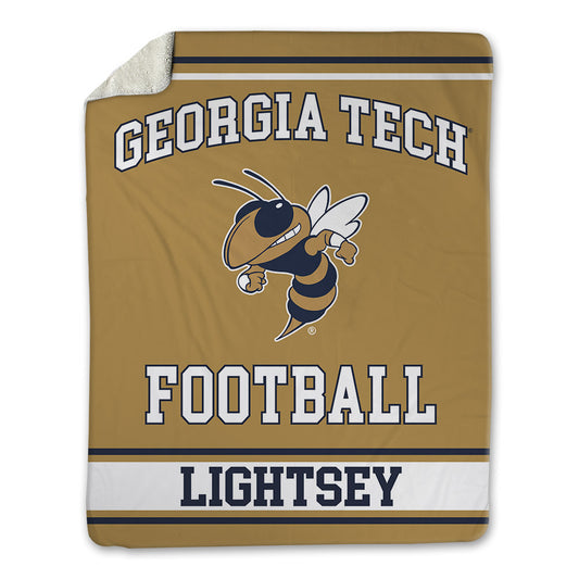 Georgia Tech - NCAA Football : Ej Lightsey - Blanket-0