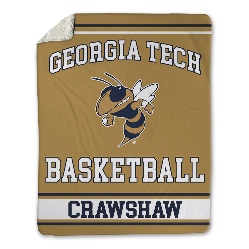 Georgia Tech - NCAA Women's Basketball : Jada Crawshaw - Blanket-0