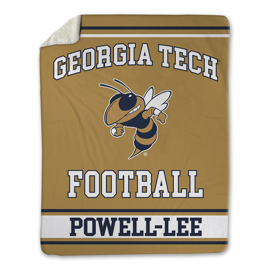 Georgia Tech - NCAA Football : Clayton Powell-Lee - Blanket-0
