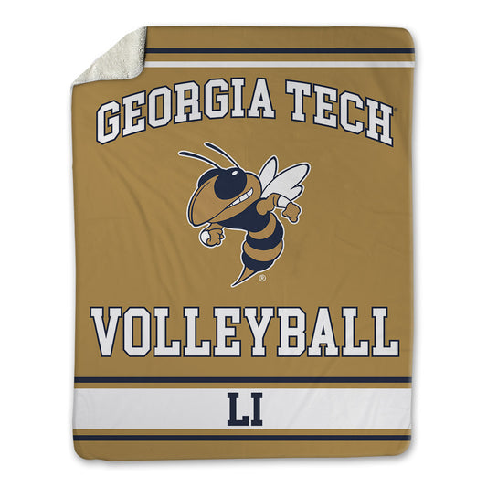 Georgia Tech - NCAA Women's Volleyball : Abigail Li - Blanket-0