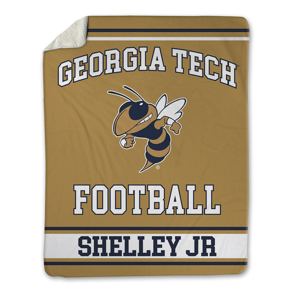 Georgia Tech - NCAA Football : Rodney Shelley Jr - Blanket-0