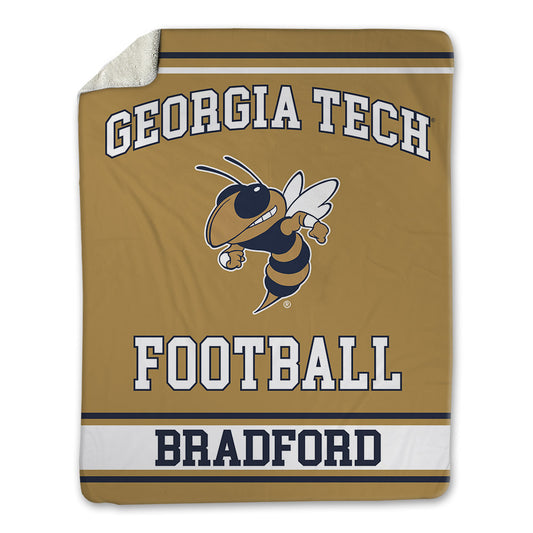 Georgia Tech - NCAA Football : Amontrae Bradford - Blanket-0