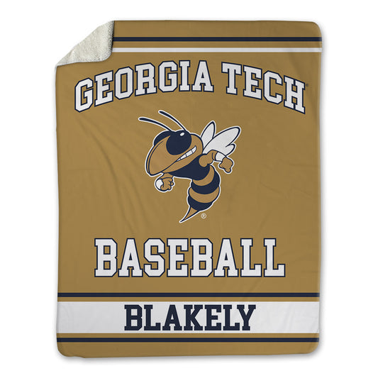 Georgia Tech - NCAA Baseball : Jackson Blakely - Blanket-0