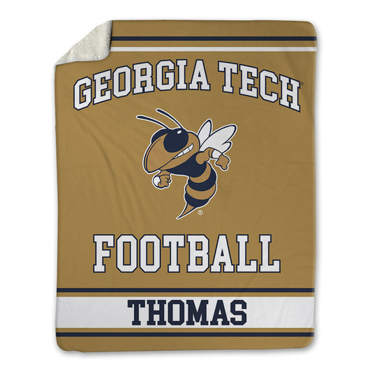 Georgia Tech - NCAA Football : Ronnie Thomas - Blanket-0