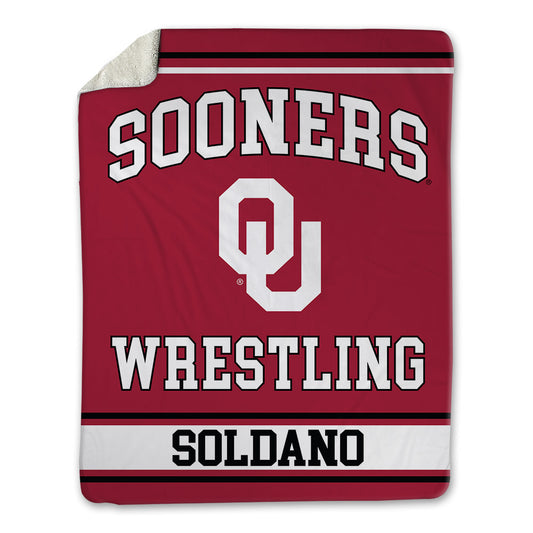 Oklahoma - NCAA Wrestling : Brian Soldano - Blanket-0