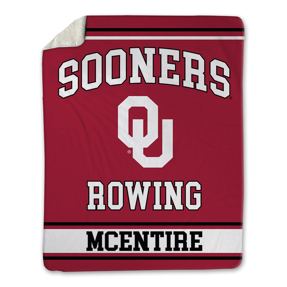 Oklahoma - NCAA Women's Rowing : Grace McEntire - Blanket-0