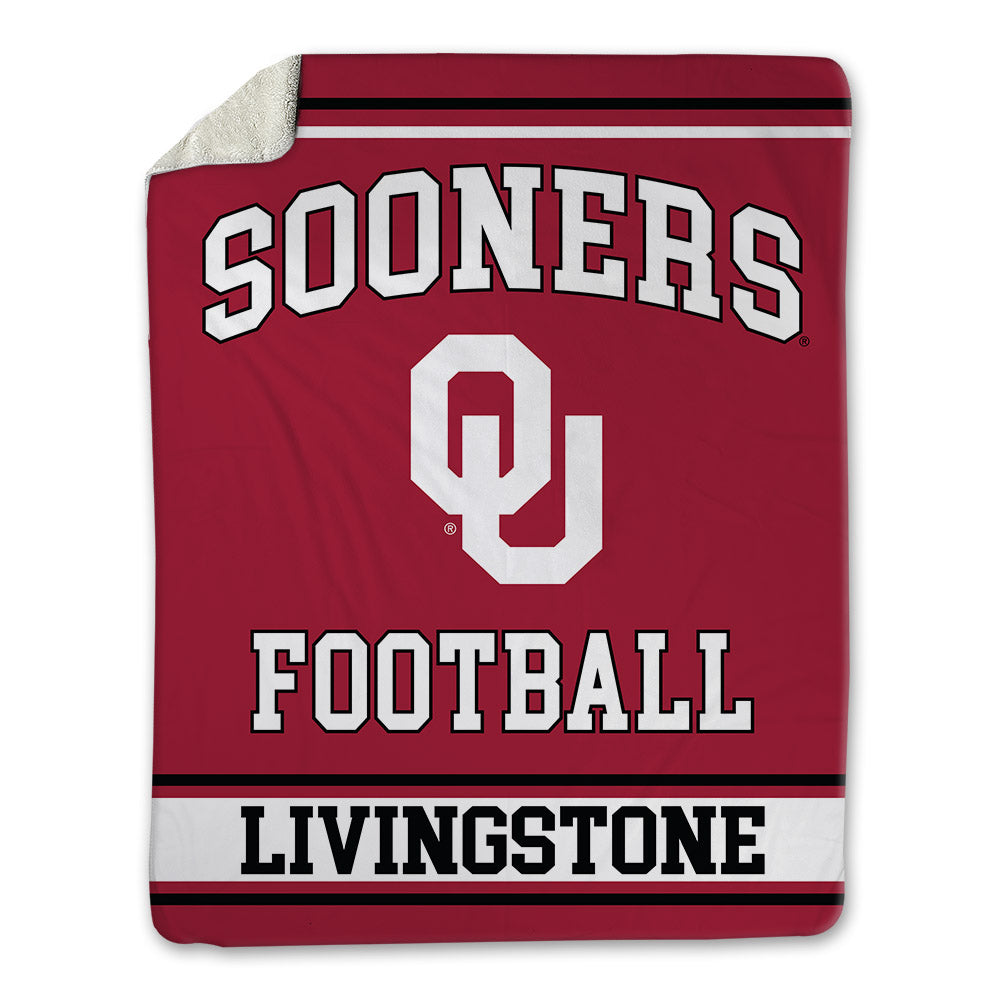 Oklahoma - NCAA Football : Parker Livingstone - Blanket-0