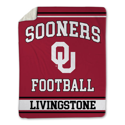 Oklahoma - NCAA Football : Parker Livingstone - Blanket-0