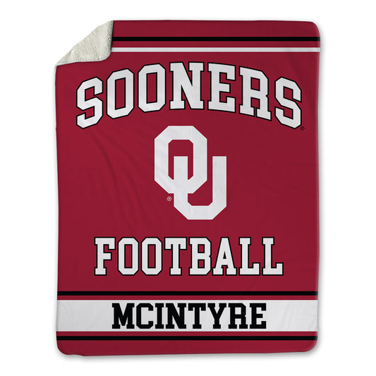 Oklahoma - NCAA Football : Kade McIntyre - Blanket-0