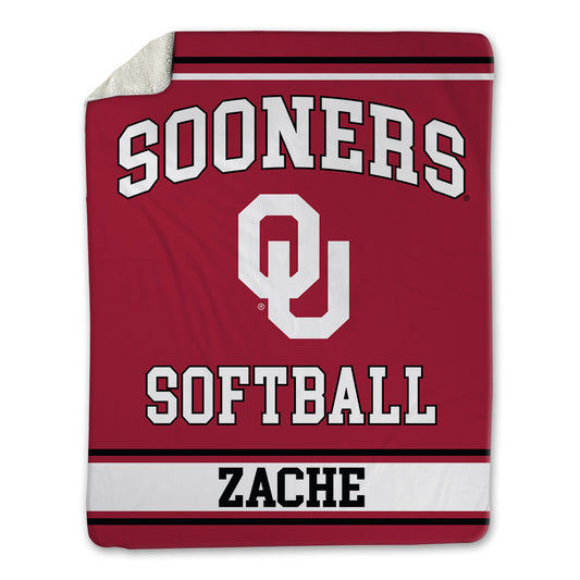 Oklahoma - NCAA Softball : Riley Zache - Blanket-0