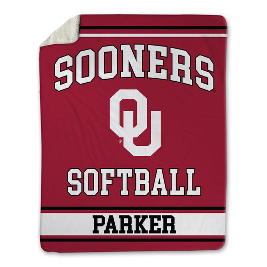 Oklahoma - NCAA Softball : Allyssa Parker - Blanket-0