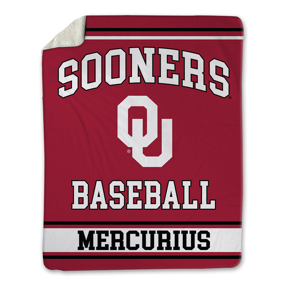 Oklahoma - NCAA Baseball : Leighton Mercurius - Blanket-0