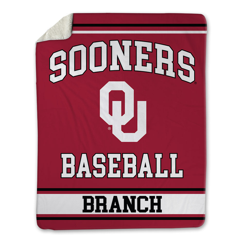 Oklahoma - NCAA Baseball : Kyle Branch - Blanket-0