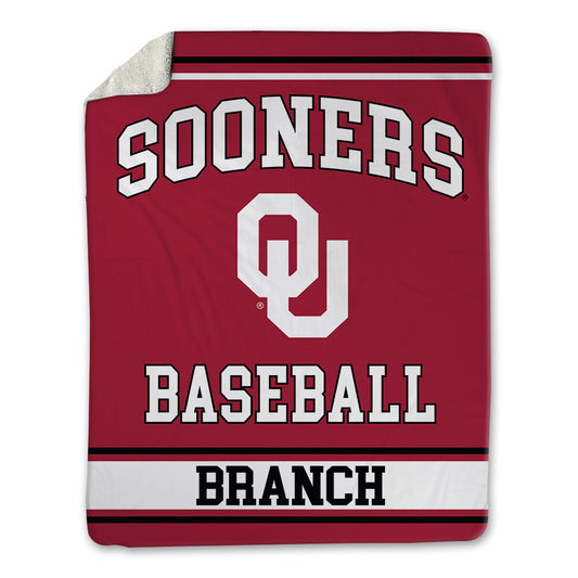 Oklahoma - NCAA Baseball : Kyle Branch - Blanket-0