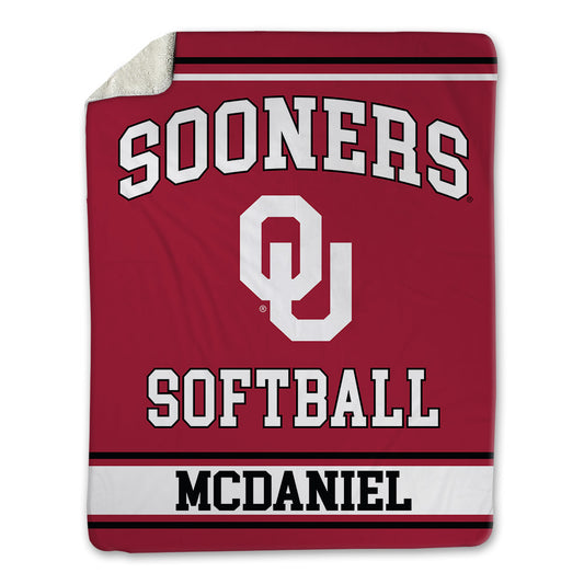 Oklahoma - NCAA Softball : Lexi McDaniel - Blanket-0