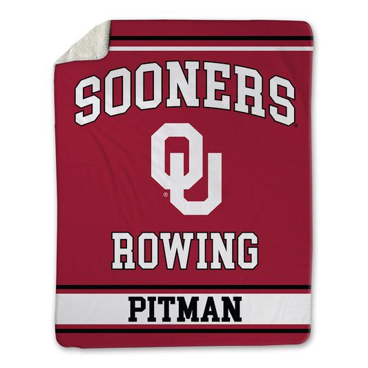 Oklahoma - NCAA Women's Rowing : Mattie Pitman - Blanket-0