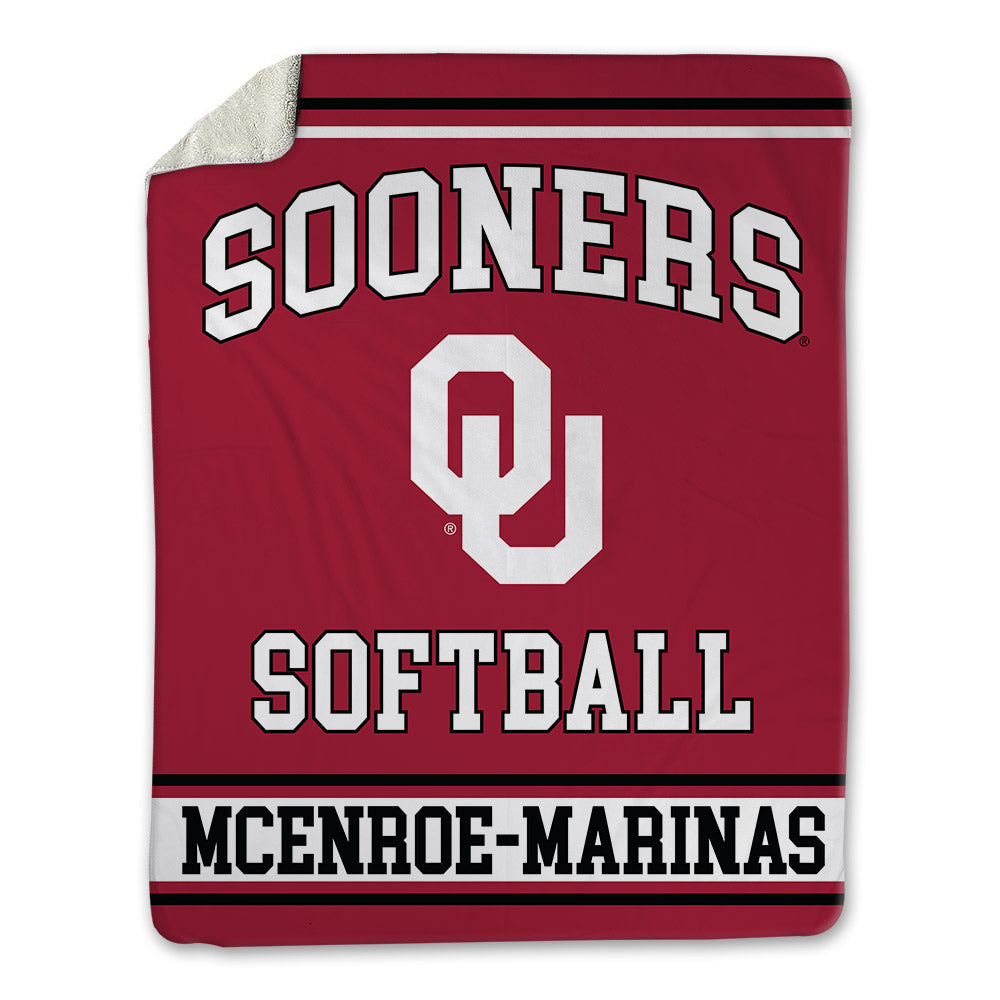 Oklahoma - NCAA Softball : Nelly McEnroe-Marinas - Blanket-0