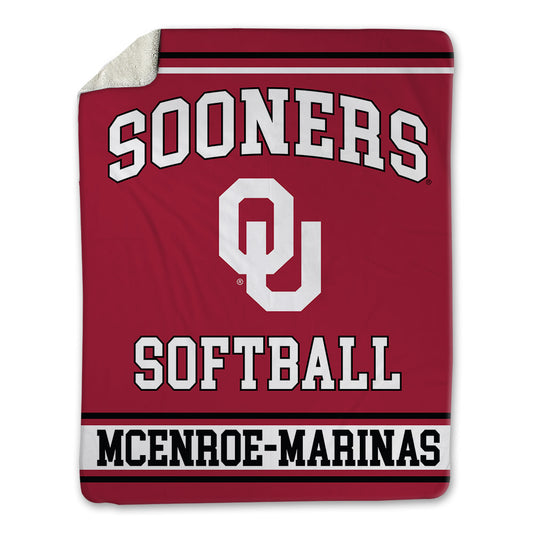 Oklahoma - NCAA Softball : Nelly McEnroe-Marinas - Blanket-0