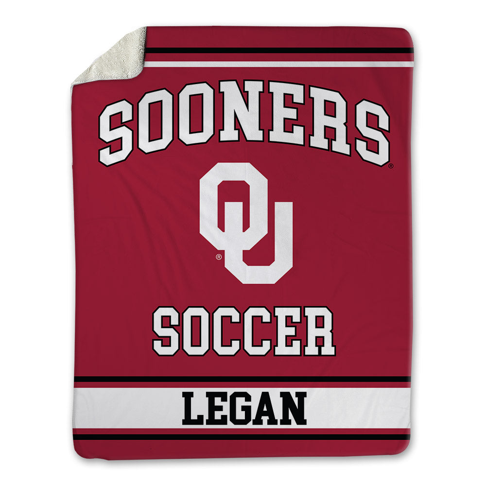 Oklahoma - NCAA Women's Soccer : Drue Legan - Blanket-0