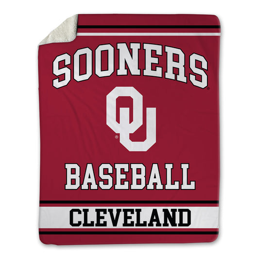 Oklahoma - NCAA Baseball : Jackson Cleveland - Blanket-0