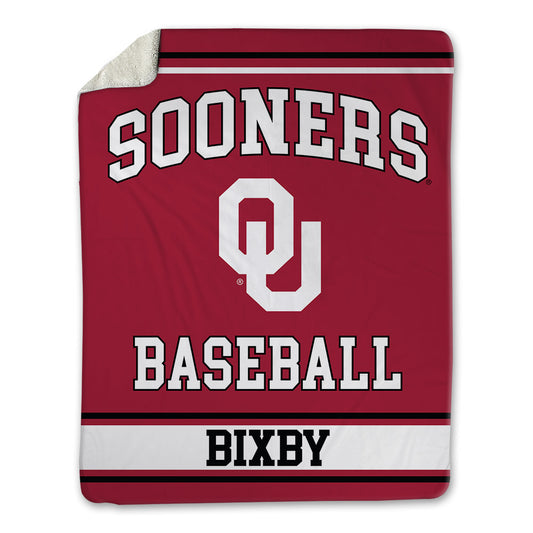 Oklahoma - NCAA Baseball : Mason Bixby - Blanket-0