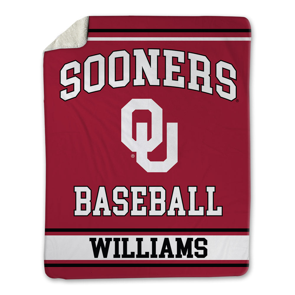 Oklahoma - NCAA Baseball : Isaac Williams - Blanket-0
