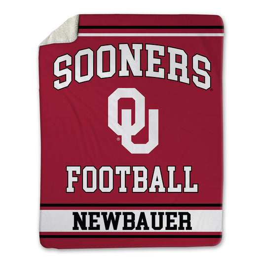 Oklahoma - NCAA Football : Whitt Newbauer - Blanket-0
