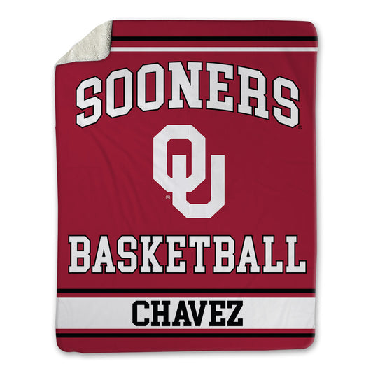 Oklahoma - NCAA Women's Basketball : Aaliyah Chavez - Blanket-0