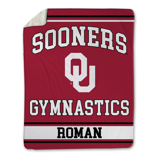 Oklahoma - NCAA Men's Gymnastics : Nathan Roman - Blanket-0