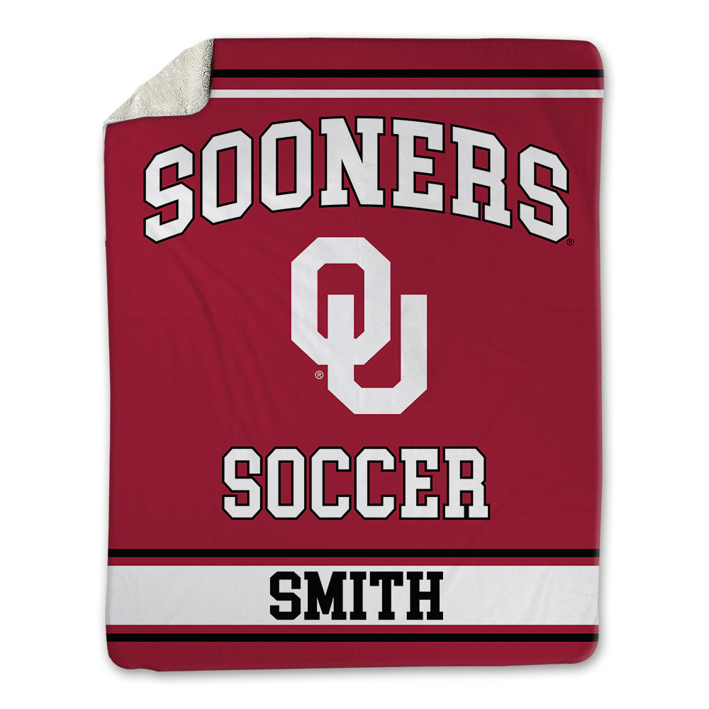 Oklahoma - NCAA Women's Soccer : Kiki Smith - Blanket-0