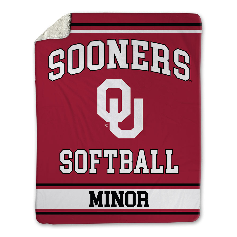 Oklahoma - NCAA Softball : Kai Minor - Blanket-0