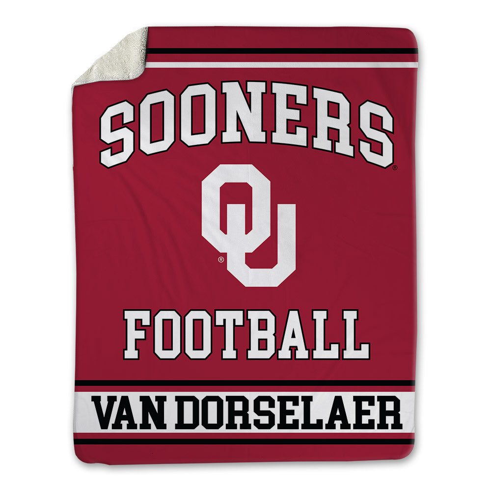 Oklahoma - NCAA Football : Jack Van Dorselaer - Blanket-0