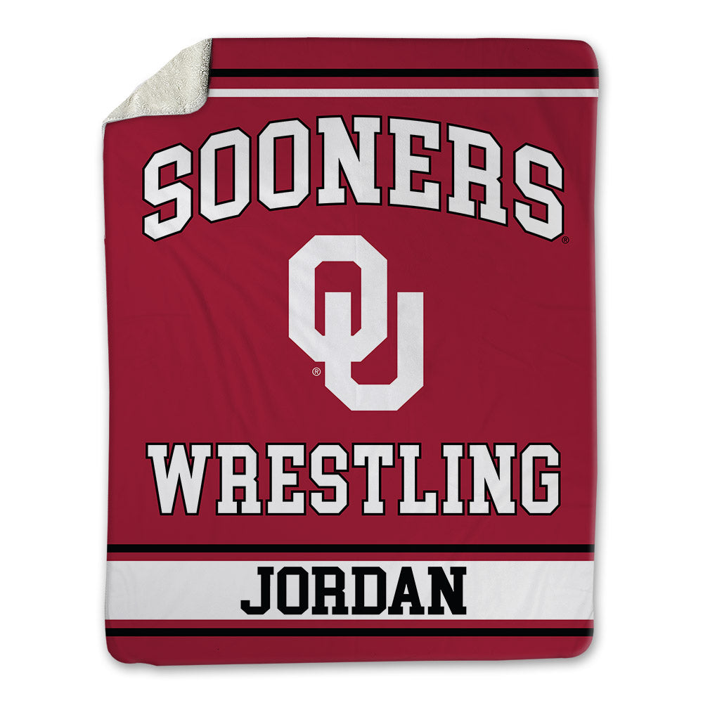 Oklahoma - NCAA Wrestling : Beric Jordan - Blanket-0