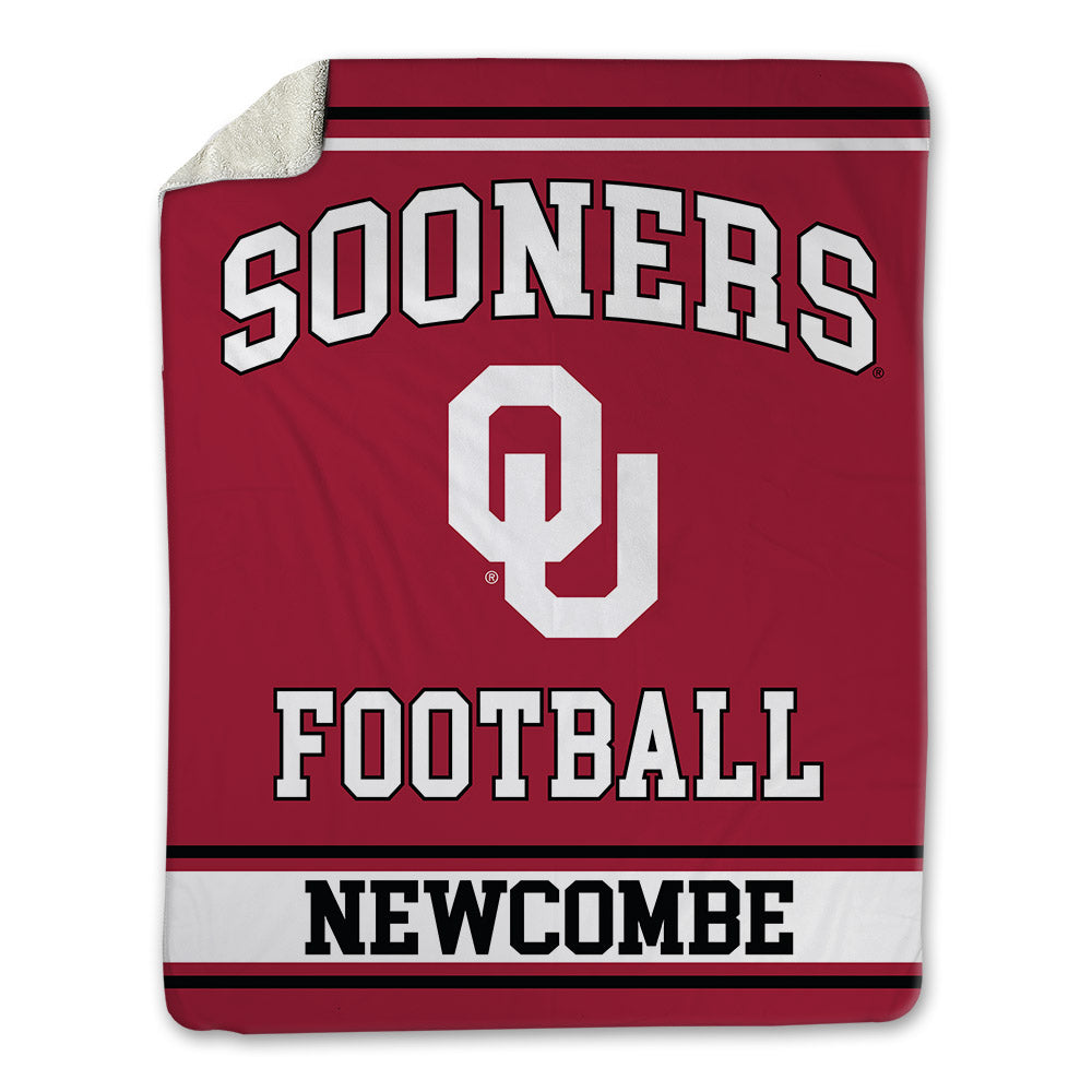 Oklahoma - NCAA Football : Jeremiah Newcombe - Blanket-0