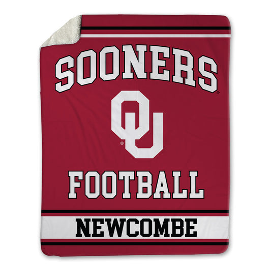 Oklahoma - NCAA Football : Jeremiah Newcombe - Blanket-0