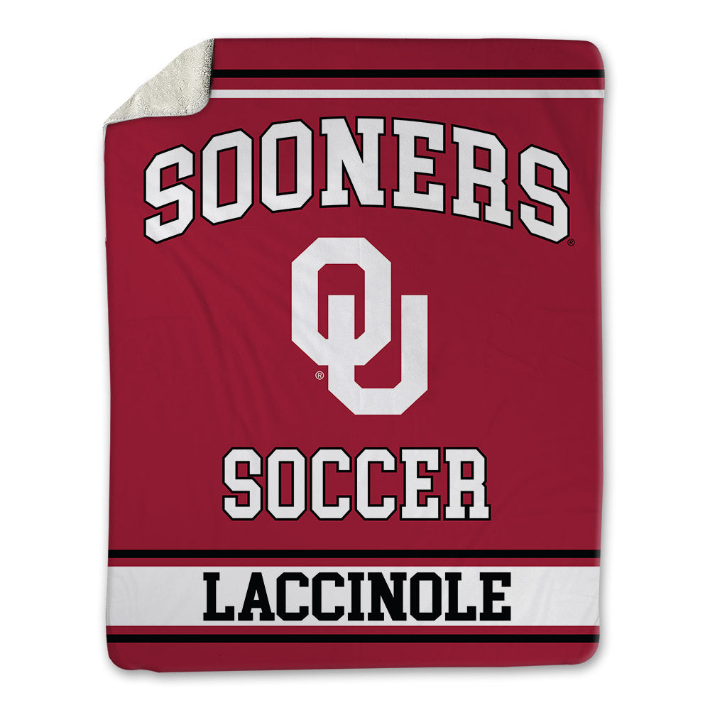 Oklahoma - NCAA Women's Soccer : Ally Laccinole - Blanket-0