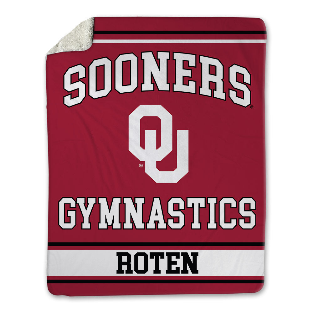Oklahoma - NCAA Women's Gymnastics : Blakely Roten - Blanket-0