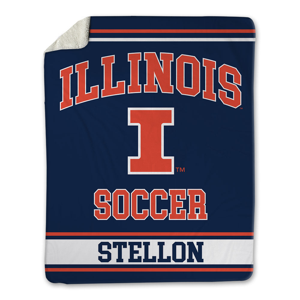Illinois - NCAA Women's Soccer : Ashley Stellon - Blanket-0