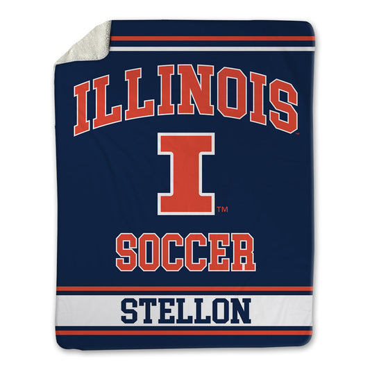Illinois - NCAA Women's Soccer : Ashley Stellon - Blanket-0
