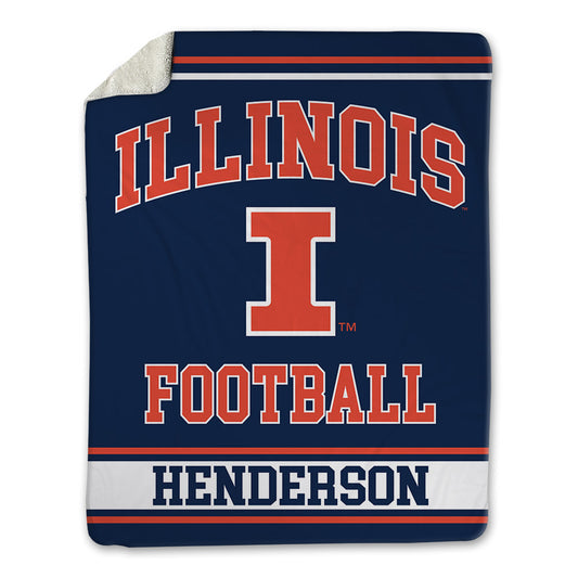 Illinois - NCAA Football : Brandon Henderson - Blanket-0