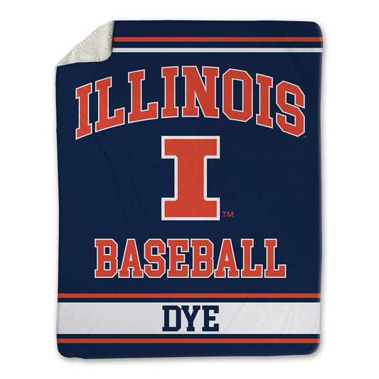 Illinois - NCAA Baseball : Mitch Dye - Blanket-0