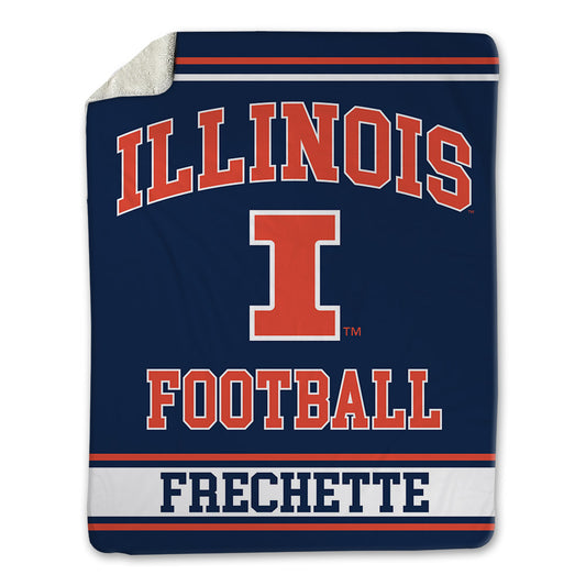 Illinois - NCAA Football : Dylan Frechette - Blanket-0