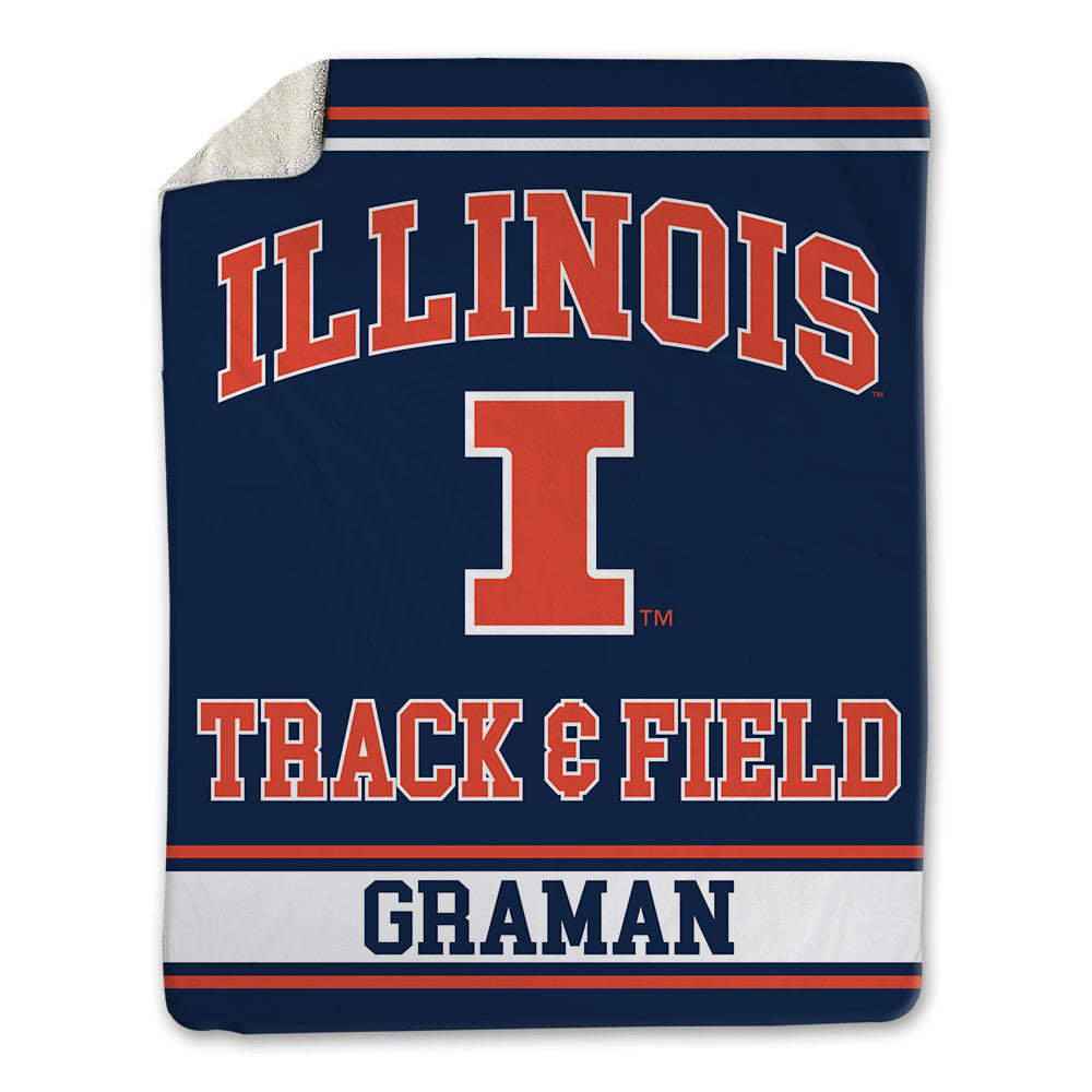 Illinois - NCAA Women's Track & Field : Katharina Graman - Blanket-0