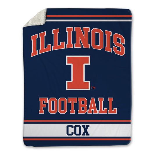 Illinois - NCAA Football : Tywan Cox - Blanket-0