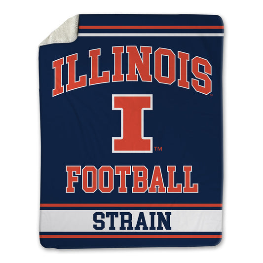 Illinois - NCAA Football : Tyler Strain - Blanket-0