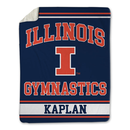 Illinois - NCAA Men's Gymnastics : Sam Kaplan - Blanket-0